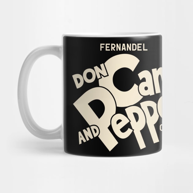 Don Camillo and Peppone Typography Design by Boogosh